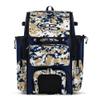 Boombah Superpack Bat Pack - Backpack Version (no wheels) - BPSPCMC23 Digital Camo Navy/Vegas Gold view 1