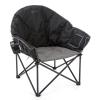 ARROWHEAD OUTDOOR Oversized Heavy-Duty Club Folding Camping Chair with Pocket, Cup Holder, Portable, Padded, Moon, Round, Saucer, Supports 330lbs, Carrying Bag view 1