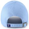 47 MLB Alternate Primary Logo Clean Up Adjustable Hat Cap, Adult One Size - Texas Rangers - Columbia Blue view 2