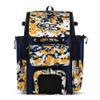 Boombah Superpack Bat Pack - Backpack Version (no wheels) - BPSPCMC23 Digital Camo Navy/Gold view 1