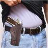 Brown Genuine Leather OWB Holster for Guns 1911 5", Colt 1911 5" - Resistant and Durable Leather Carry Holster - Comfortable Appendix - Maxx Carry Holsters view 2
