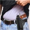 Black Genuine Leather OWB Holster for Guns 1911 4", Colt 1911 4" - Resistant and Durable Leather Carry Holster - Comfortable Appendix - Maxx Carry Holsters view 2