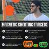 Combo Bundle of Durable Magnetic Lacrosse Goal Targets/Hockey Targets with 4 Pearl Lacrosse LT Textured Balls and 4 Tethers| Lacrosse Net Goalie Targets for Shooting Practice and Training view 2