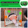 Combo Bundle of Durable Magnetic Lacrosse Goal Targets/Hockey Targets with 4 Pearl Lacrosse LT Textured Balls and 4 Tethers| Lacrosse Net Goalie Targets for Shooting Practice and Training view 4