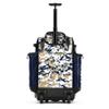 Boombah Rolling Catchers Superpack Baseball/Softball Gear Bag - PS-9124-3000C23 Digital Camo Navy/Vegas Gold- Telescopic Handle and Holds 4 Bats - Wheeled Version view 2