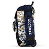 Boombah Rolling Catchers Superpack Baseball/Softball Gear Bag - PS-9124-3000C23 Digital Camo Navy/Vegas Gold- Telescopic Handle and Holds 4 Bats - Wheeled Version view 4