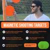 Combo Bundle of Durable Magnetic Lacrosse Goal Targets/Hockey Targets with 4 Pearl Lacrosse LT Textured Balls and 4 Tethers| Lacrosse Net Goalie Targets for Training and Shoorting Practice view 2