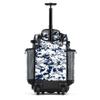 Boombah Rolling Catchers Superpack Baseball/Softball Gear Bag - PS-9124-3000C23 Digital Camo Gray/Navy- Telescopic Handle and Holds 4 Bats - Wheeled Version view 2
