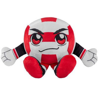 Bleacher Creatures Nebraska Huskers 8" Kuricha Volleyball Sitting Plush - Soft Chibi Inspired Plush