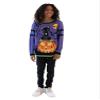 Blizzard Bay Boys Hallloween Crew Neck, Long Sleeve, Sweater, Purple Graveyard, Small view 1