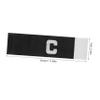 BESPORTBLE 2pcs Elastic Soccer Captain Armbands High-Visibility Leader Bands for Sports Players Hook and Design Comfortable Fit for Youth and Adults view 2