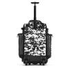 Boombah Rolling Catchers Superpack Baseball/Softball Gear Bag - PS-9124-3000C23 Digital Camo Charcoal/Black- Telescopic Handle and Holds 4 Bats - Wheeled Version view 2