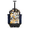 Boombah Rolling Catchers Superpack Baseball/Softball Gear Bag - PS-9124-3000C23 Digital Camo Navy/Gold- Telescopic Handle and Holds 4 Bats - Wheeled Version view 2
