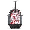 Boombah Rolling Catchers Superpack Baseball/Softball Gear Bag - PS-9124-3000C23 Digital Camo Gray/Red- Telescopic Handle and Holds 4 Bats - Wheeled Version view 2