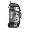 Boombah Rolling Catchers Superpack Baseball/Softball Gear Bag - PS-9124-3000C23 Digital Camo Gray/Black- Telescopic Handle and Holds 4 Bats - Wheeled Version view 3