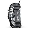 Boombah Rolling Catchers Superpack Baseball/Softball Gear Bag - PS-9124-3000C23 Digital Camo Gray/Black- Telescopic Handle and Holds 4 Bats - Wheeled Version view 4