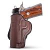 Brown Genuine Leather OWB Holster for Guns 1911 4", Colt 1911 4" - Resistant and Durable Leather Carry Holster - Comfortable Appendix - Maxx Carry Holsters view 1