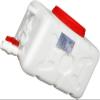 WAZHOU Camping Square Barrel Household Water Storage Container Plastic Exterior Tank Barrels Thick White Rectangle Outside Bulk Water Reservoir(150L) view 1
