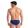 ARENA Performance Men's Zebra Stripes Swim Brief Chlorine Resistant MaxLife Swimsuit Practice Pool Training Competitive Bathing Suit, Multi/Navy, US Size 40 view 2