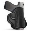 Black Genuine Leather OWB Holster for Ruger LC9, Khar 9 & 40's, SCCY, Glock 42 - Resistant and Durable Leather Carry Holster - Comfortable Appendix - Maxx Carry Holsters view 1
