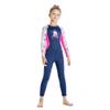 Boys Girls Wetsuit Set 2.5mm Long Sleeve Front Zip Thermal Wetsuit Swimsuits for Surfing Dive Snorkeling Water Sports view 2