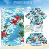 1Pcs Pet Shirts Hawaiian Pet Dog Polo T-Shirts Hawaiian Pet Clothes Beach Coconut Tree Print Pet Summer Shirt (S,Blue) view 3