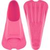 CAPAS Swim Training Fins Comfortable Silicone Lap Swimming Short Blade Floating Flippers with Mesh Bag for Kids Adult Men Women Build Leg Strength (Warm Pink, XS (US Male 3.5-5 US Female 4.5-6)) view 1