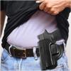 Black Genuine Leather OWB Holster for Glock 21, Beretta PX4 Storm, Sig Sauer P250 - Resistant and Durable Leather Carry Holster - Comfortable Appendix - Maxx Carry Holsters view 2