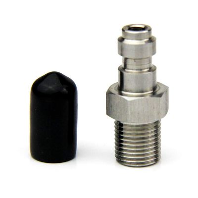 DUERDU 2 Pieces PCP Airforce Paintball 1/8BSPP Quick Coupler Connector Fittings 8MM Male Plug Air Socket Connection//242