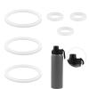 6pcs Stainless Steel Water Bottle Gasket Replacement for DRINCO 14/18/22/32/40/64oz, Silicone Spout Lid Sealing Rings & Water Bottle Spout Lid Gaskets for DRINCO Chug Lids view 1