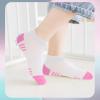 Bemeol Girls Socks 18 Pairs Ankle Socks for Girl Cotton Sports Athletic Low Cut Running Sock(5-7 Years) view 2