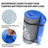 HOMBYS Portable Memory Foam Camping Mattress for Outdoor Sleeping, 3" Thick Waterproof Roll Up Camping Mattress Pad Mat for Travel Truck Bed Tent (Navy Blue, Small Single-72"x24"x3") view 3