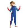 Boys Girls Wetsuit Set 2.5mm Long Sleeve Front Zip Thermal Wetsuit Swimsuits for Surfing Dive Snorkeling Water Sports view 3