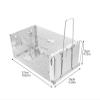HLYTFV Rat Traps,Automatic Cycle Mouse Trap 1pcs Portable Household Mousetrap with Reusable Cage view 2