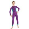 Boys Girls Wetsuit Set 2.5mm Long Sleeve Front Zip Thermal Wetsuit Swimsuits for Surfing Dive Snorkeling Water Sports view 2