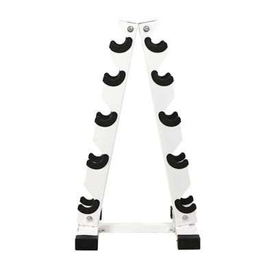 5 Tier A-Frame Dumbbell Rack, Solid Steel Dumbbell Holder Storage Stand, Dumbbells Free Weight Rack for Home Exercise