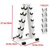 5 Tier A-Frame Dumbbell Rack, Solid Steel Dumbbell Holder Storage Stand, Dumbbells Free Weight Rack for Home Exercise view 2