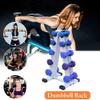 5 Tier A-Frame Dumbbell Rack, Solid Steel Dumbbell Holder Storage Stand, Dumbbells Free Weight Rack for Home Exercise view 4