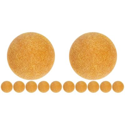 Totority 12pcs Mini Foosball Balls for Table Soccer Games Replacement Accessories for Standard Foosball Tables Smooth Footballs for Enjoyable Gameplay