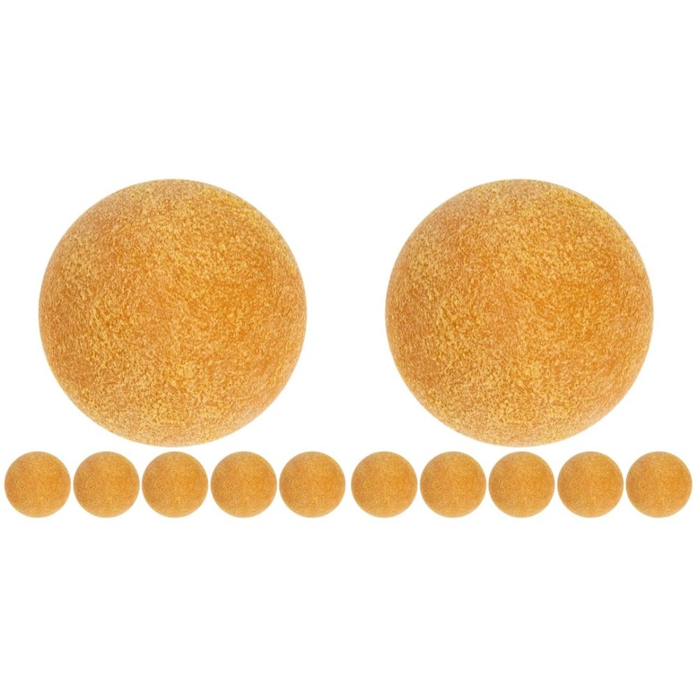 Totority 12pcs Mini Foosball Balls for Table Soccer Games Replacement Accessories for Standard Foosball Tables Smooth Footballs for Enjoyable Gameplay