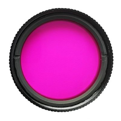 AMNOUR PVS14 Night Vision Eyepiece Filter Brown Purple Orange Eyepiece Lens Sacrificial Window Protector Cover Suitable for 30mm Lens (Color : Pink)