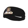 Bear with a Scar Headbands for Women Men Breathable Sports Headband Outdoor Interior Sports Wicking Hair Ties Leisure Hair Bands view 1