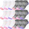 Bemeol Girls Socks 18 Pairs Ankle Socks for Girl Cotton Sports Athletic Running Low Cut Sock(5-7 Years) view 1