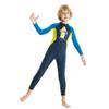 Boys Girls Wetsuit Set 2.5mm Long Sleeve Front Zip Thermal Wetsuit Swimsuits for Surfing Dive Snorkeling Water Sports view 3