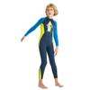 Boys Girls Wetsuit Set 2.5mm Long Sleeve Front Zip Thermal Wetsuit Swimsuits for Surfing Dive Snorkeling Water Sports view 4