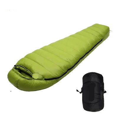 BINGLEI Sleeping Bag Winter Sleeping Bag Down Outdoor Camping Portable Comforter Compression Thermal Goose Down for Trekking Military Light Heated Lightweight (Color : 3 Duck Down 600g)