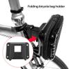 Srutueo 2Pcs Bike Carrier Block Adapter for Folding Bike Bag Rack Holder Front Carrier Block Mount Accessories view 4