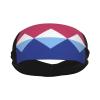 Flag of Sloan's Lake, Denver Headbands for Women Men Breathable Sports Headband Outdoor Interior Sports Wicking Hair Ties Leisure Hair Bands view 2