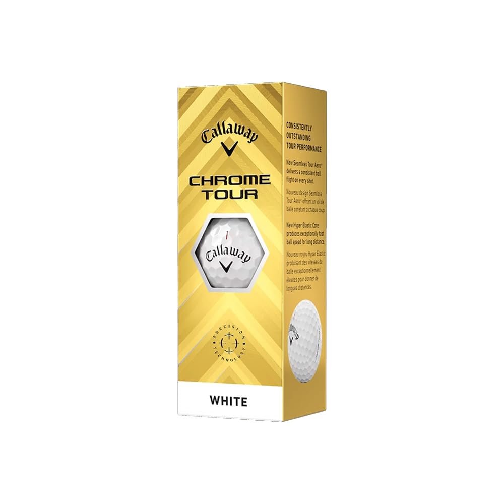 Callaway Golf Balls Chrome Tour 24 3B PK White 3 Pack