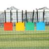 Eco Walker Soccer Goal Shooting Target Discs, Set of 4 (12 inch / 30 cm) Reactive Accuracy & Agility Targets with Adjustable Straps, Double as Flat Markers for Lacrosse, Hockey, Soccer & Baseball view 1